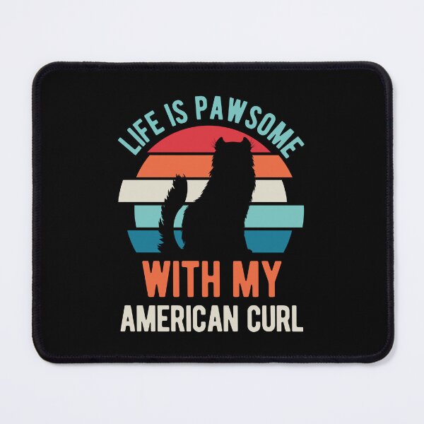Item preview, Funny American Curl Cat designed and sold by artworkbyrihen.