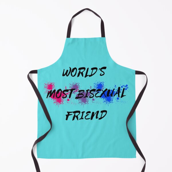 Item preview, World's Most Bisexual Friend Bi Flag Color Splash For Your Bi Friend In Cyan designed and sold by LuckyKermit.
