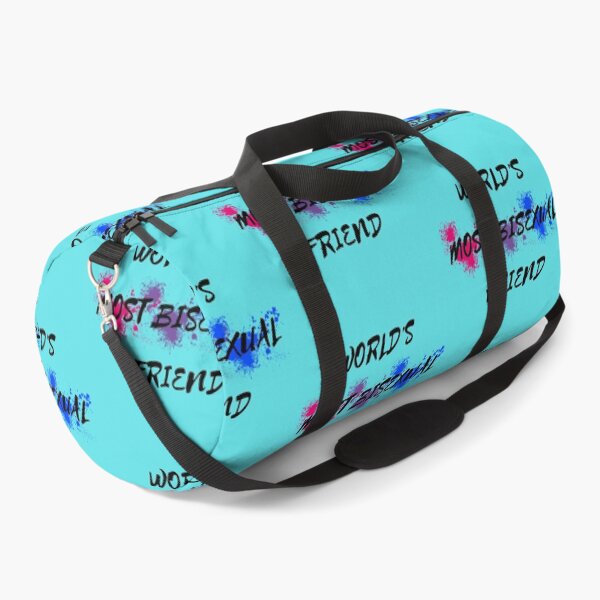 Item preview, World's Most Bisexual Friend Bi Flag Color Splash For Your Bi Friend In Cyan designed and sold by LuckyKermit.