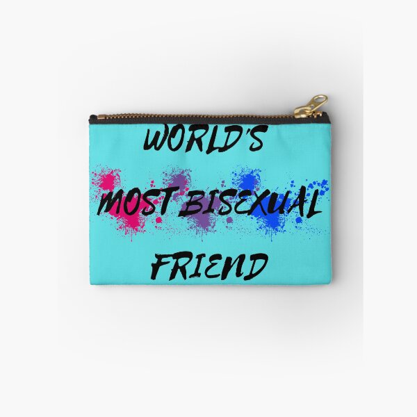 Item preview, World's Most Bisexual Friend Bi Flag Color Splash For Your Bi Friend In Cyan designed and sold by LuckyKermit.