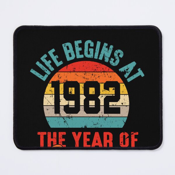 Item preview, Life Begins At 1982 The Year 40 Funny Old Classic 1982 designed and sold by Echo Dusk.