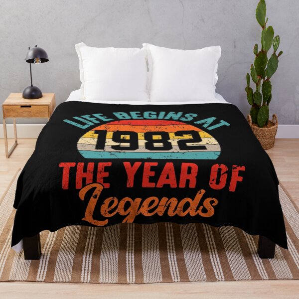 Item preview, Life Begins At 1982 The Year 40 Funny Old Classic 1982 designed and sold by Echo Dusk.