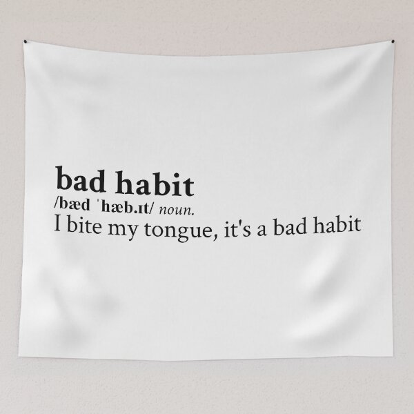 Item preview, Bad Habit by Steve Lacy designed and sold by StickTheSong.