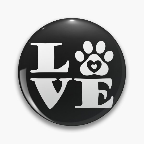 Item preview, Pugs Love Pug Paw Heart designed and sold by Pugstuff.