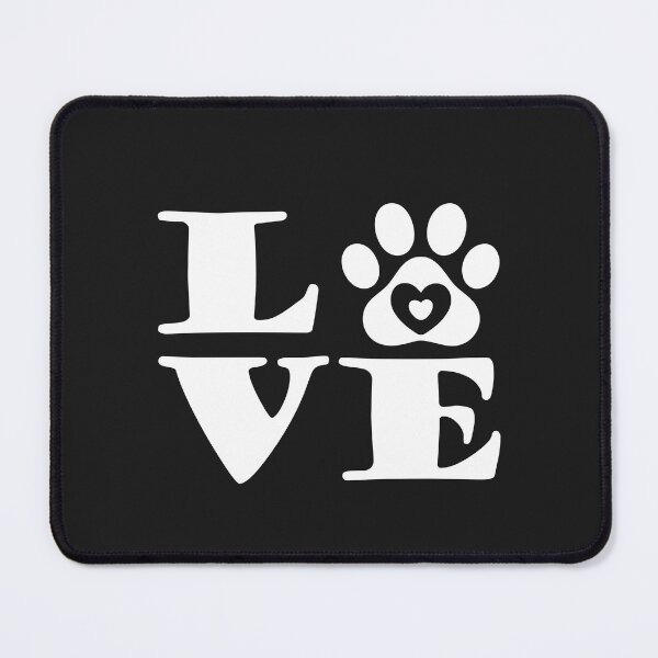 Item preview, Pugs Love Pug Paw Heart designed and sold by Pugstuff.