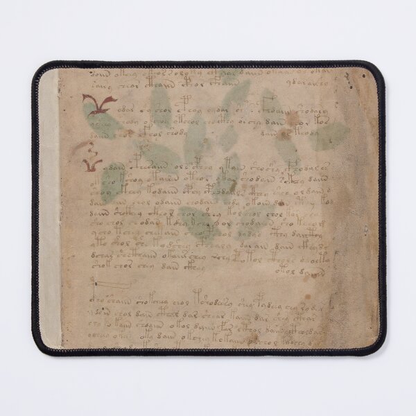 Item preview, Voynich manuscript book cover Illustrated codex hand-written in an unknown writing system designed and sold by TeeARTHY.