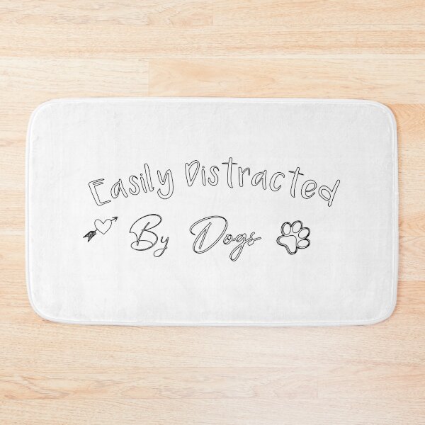 Item preview, easily distracted by dogs funny tshirt ,gift,birthday designed and sold by illustramanshop.