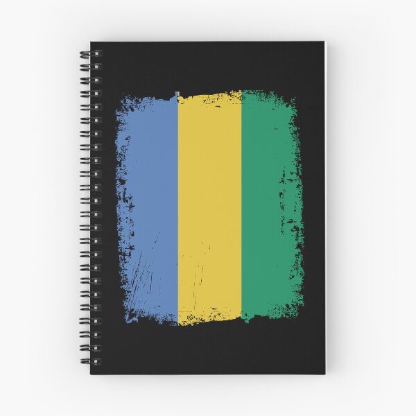 Item preview, Gabon Flag Distressed designed and sold by rafaeltto.