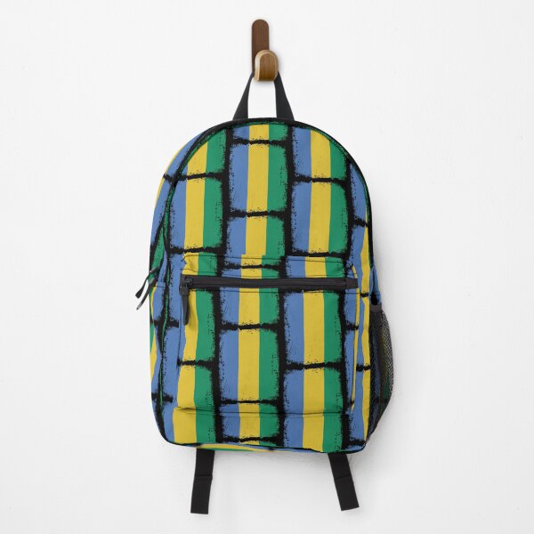 Item preview, Gabon Flag Distressed designed and sold by rafaeltto.
