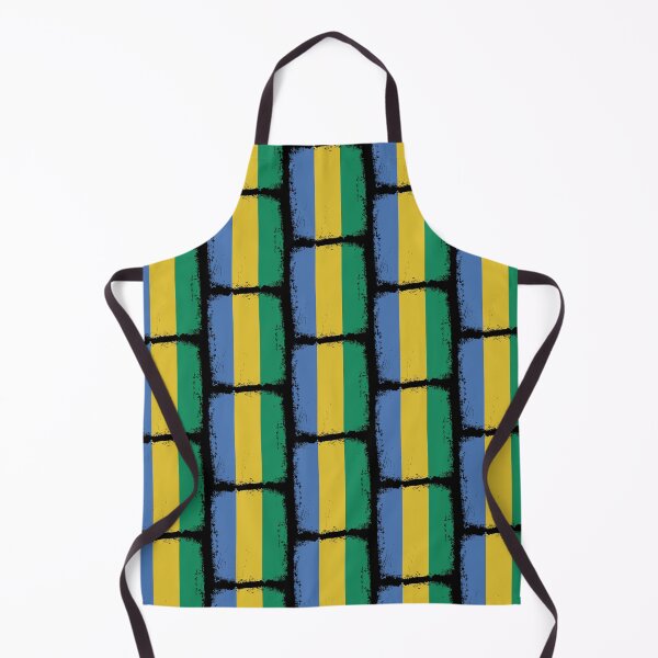 Item preview, Gabon Flag Distressed designed and sold by rafaeltto.