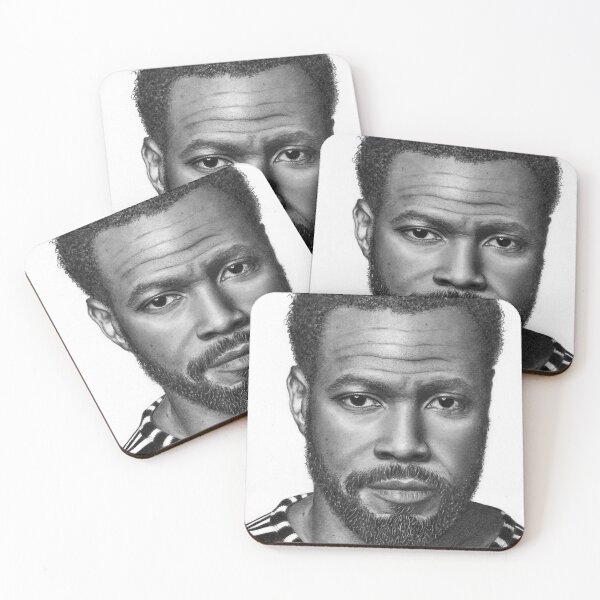 Item preview, Isaiah Mustafa -realistic hand-drawn graphite pencil by @Callydrawing designed and sold by Callydrawing.