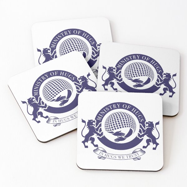 Item preview, Ministry of Hugs Emblem – Blue designed and sold by cjgraphic.