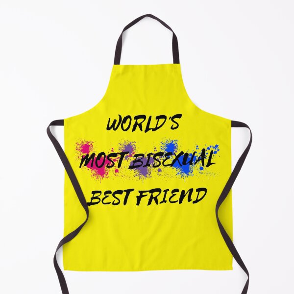 Item preview, World's Most Bisexual Best Friend Bi Flag Color Splash For Your Bi Bestie In Yellow designed and sold by LuckyKermit.