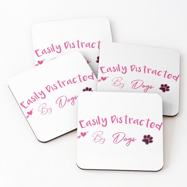 Item preview, easily distracted by dogs funny tshirt ,gift,birthday designed and sold by illustramanshop.