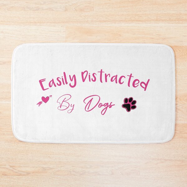 Item preview, easily distracted by dogs funny tshirt ,gift,birthday designed and sold by illustramanshop.