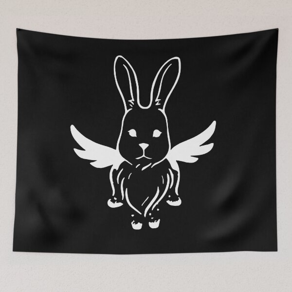 Artikelvorschau, bunny angel, bunny with wings, cute bunny entworfen und verkauft von XXgooddeedXX.