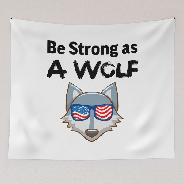 Item preview, Be Strong as a wolf designed and sold by lunacarter.