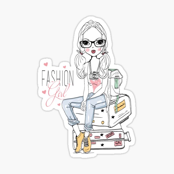 Item preview, Fashion girl designed and sold by AlphaRid.