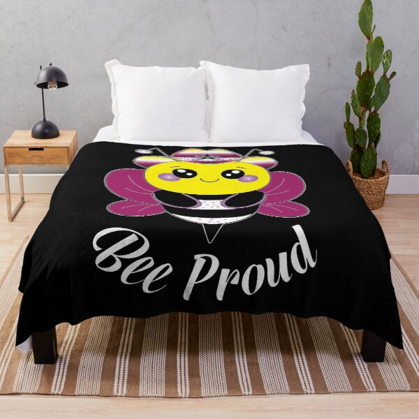 Item preview, orgullo no binario abeja orgullosa, linda abeja no binaria designed and sold by XXgooddeedXX.