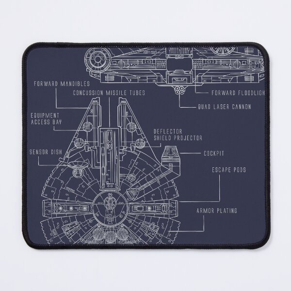Ship Schematics Mouse Pad