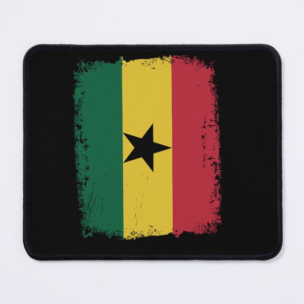 Item preview, Ghana Flag Distressed designed and sold by rafaeltto.