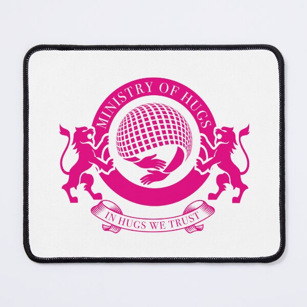 Item preview, Ministry of Hugs Emblem – Magenta designed and sold by cjgraphic.