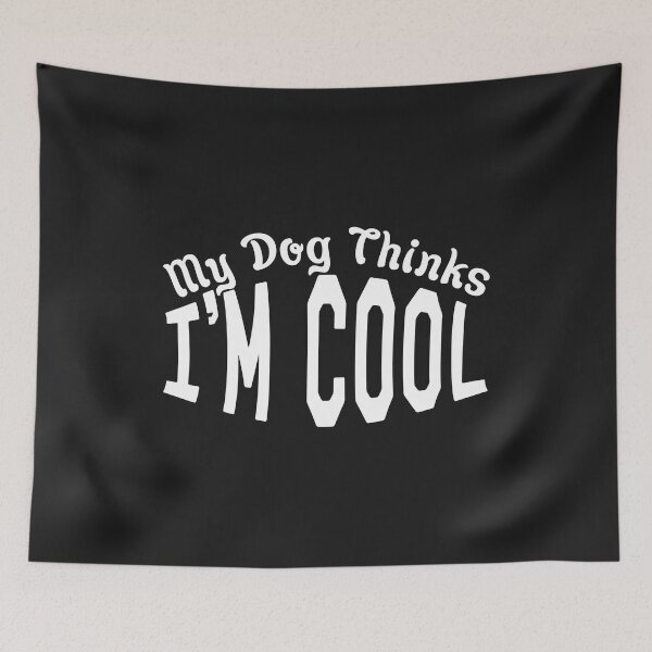 Item preview, My Pug Thinks I'm Cool Minimalist Pug Quotes designed and sold by Pugstuff.