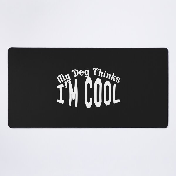 Item preview, My Pug Thinks I'm Cool Minimalist Pug Quotes designed and sold by Pugstuff.