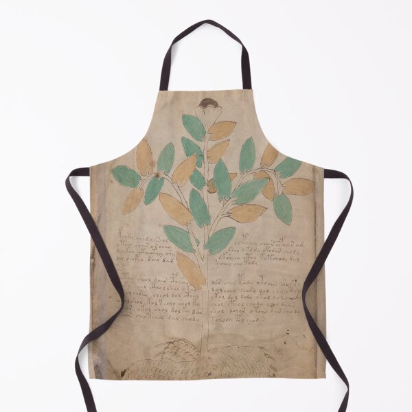 Item preview, Voynich manuscript book cover Illustrated codex green and yellow leaves designed and sold by TeeARTHY.