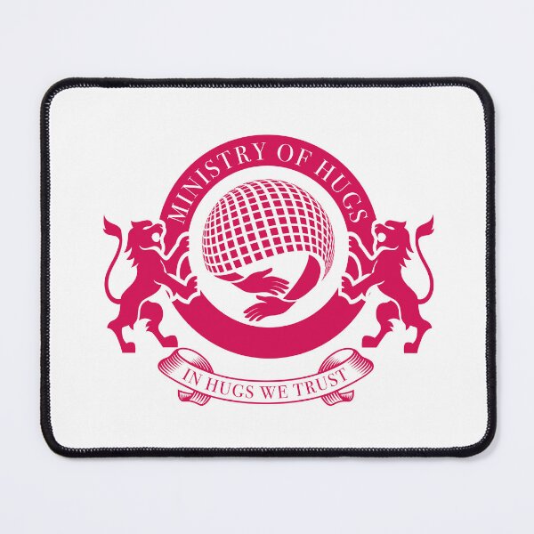 Item preview, Ministry of Hugs Emblem – Red designed and sold by cjgraphic.