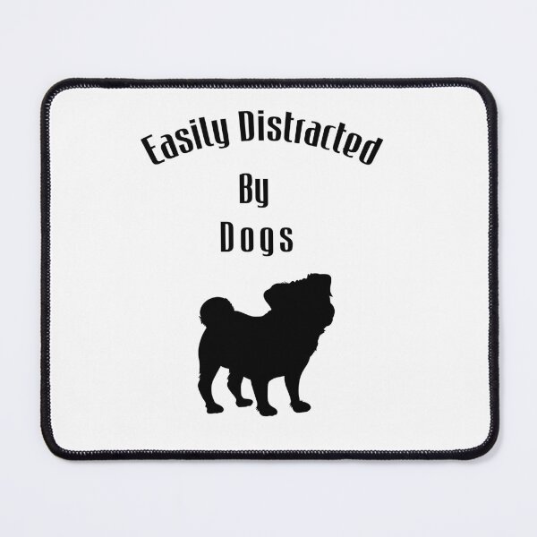 Item preview,  easily distracted by dogs funny tshirt ,gift,birthday designed and sold by illustramanshop.