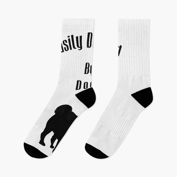 Item preview,  easily distracted by dogs funny tshirt ,gift,birthday designed and sold by illustramanshop.