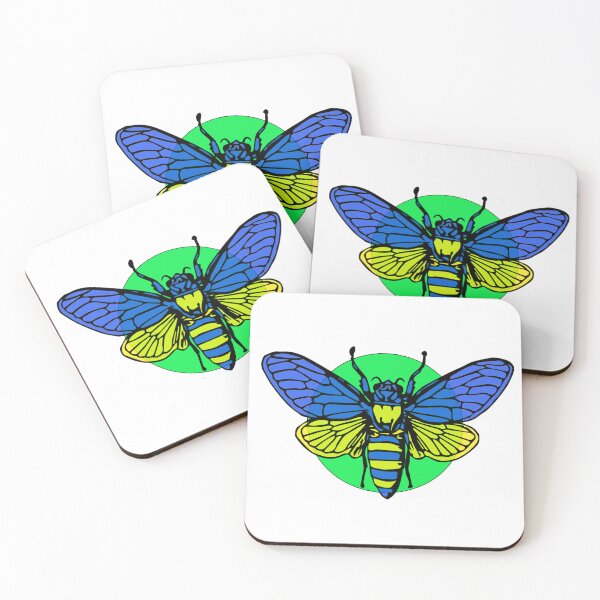 Item preview, Blue and Yellow Bee designed and sold by Hunnybugs.