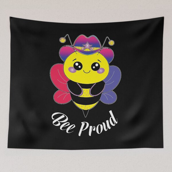 Item preview, bisexual pride day bee proud, cute bi bee designed and sold by XXgooddeedXX.