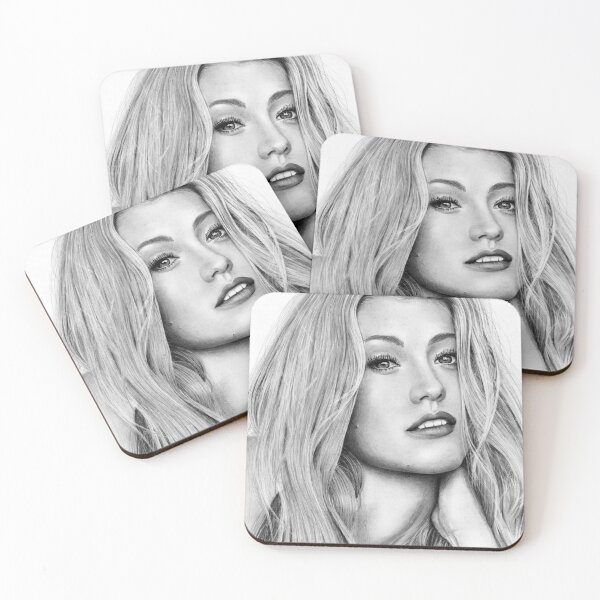 Item preview, Katherine McNamara - realistic hand-drawn graphite pencil by @Callydrawing designed and sold by Callydrawing.