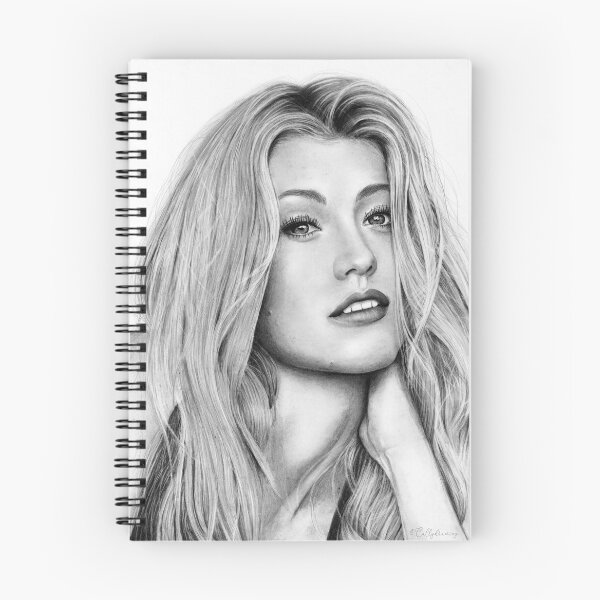 Item preview, Katherine McNamara - realistic hand-drawn graphite pencil by @Callydrawing designed and sold by Callydrawing.