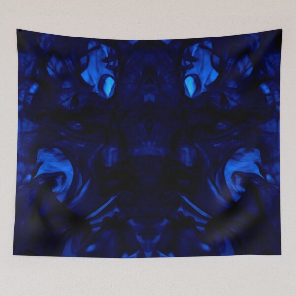 Item preview, mix of blue and black fire designed and sold by KHALED DESIGN.