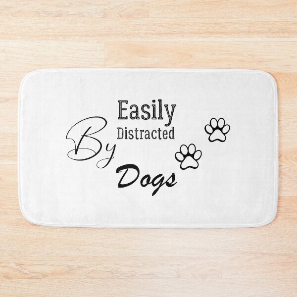 Item preview, easily distracted by dogs funny tshirt ,gift,birthday designed and sold by illustramanshop.
