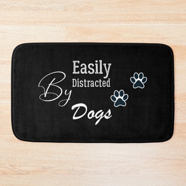 Item preview,  easily distracted by dogs funny tshirt ,gift,birthday designed and sold by illustramanshop.