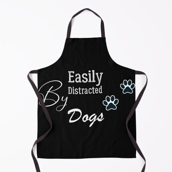 Item preview, easily distracted by dogs funny tshirt ,gift,birthday designed and sold by illustramanshop.