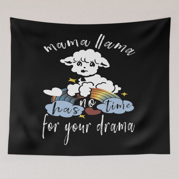 Item preview, mama llama baby, white llama designed and sold by XXgooddeedXX.