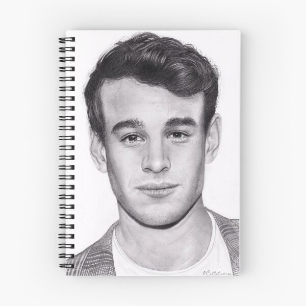 Item preview, Alberto Rosende - realistic hand-drawn graphite pencil by @Callydrawing designed and sold by Callydrawing.