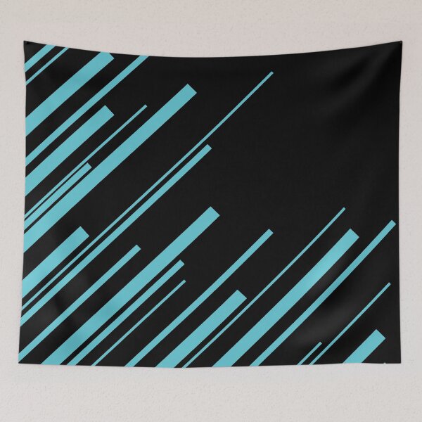 Item preview, Diagonals - Blue and Black  designed and sold by LAEC-Shop.