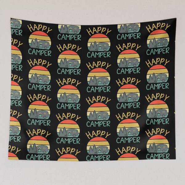 Item preview, Happy camper designed and sold by EvergreenWhimsy.