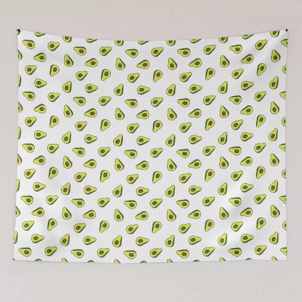 Item preview, avocado seamless doodle pattern designed and sold by zizimentos.