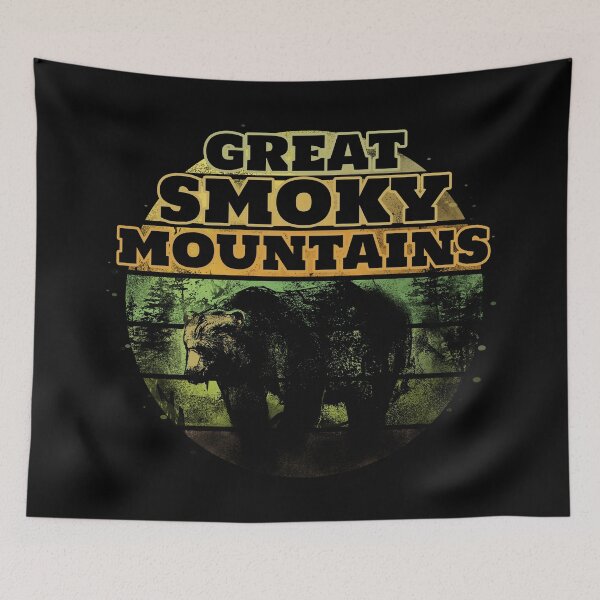 Item preview, Great Smoky Mountains - US National Parks - Vintage Logo designed and sold by Area31Studios.