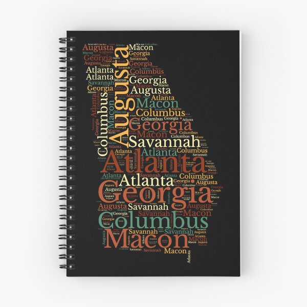 Item preview, Georgia State Map and Cities designed and sold by labatchino10.