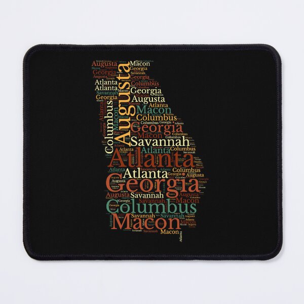 Item preview, Georgia State Map and Cities designed and sold by labatchino10.