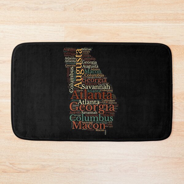 Item preview, Georgia State Map and Cities  designed and sold by labatchino10.