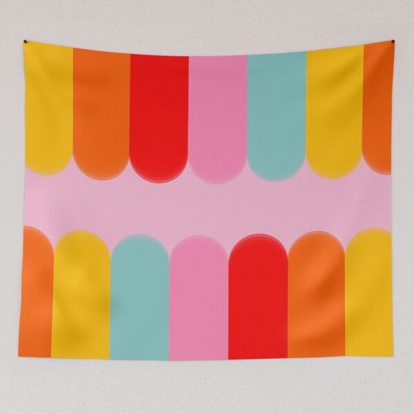Item preview, Colorful bright poster pink, yellow, blue designed and sold by JaneVirak.